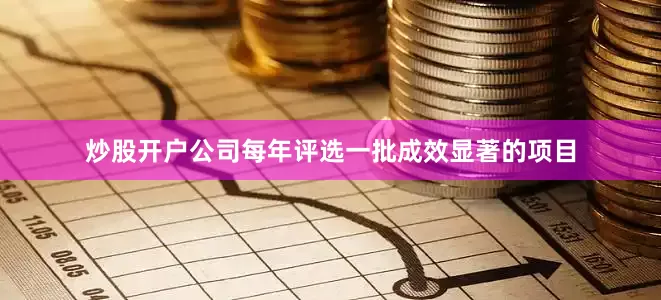 炒股开户公司每年评选一批成效显著的项目