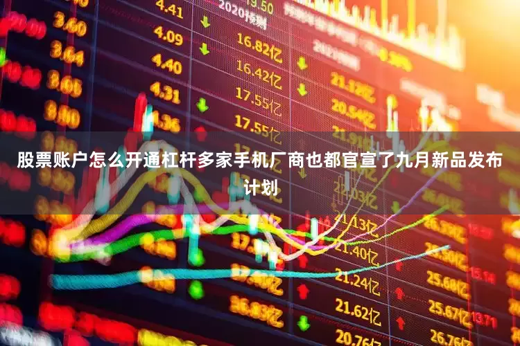 股票账户怎么开通杠杆多家手机厂商也都官宣了九月新品发布计划